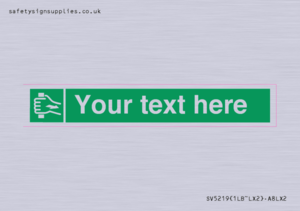 Custom Pull Bar Sign